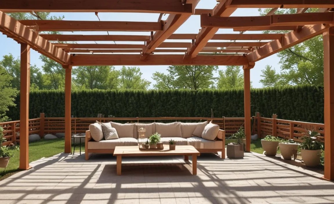 Simple Assembly Steps for a Freestanding Pergola