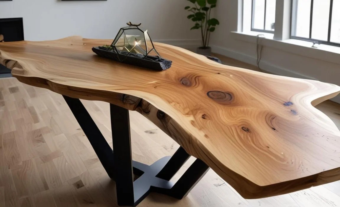 What tools do I need for a live edge ash table?
