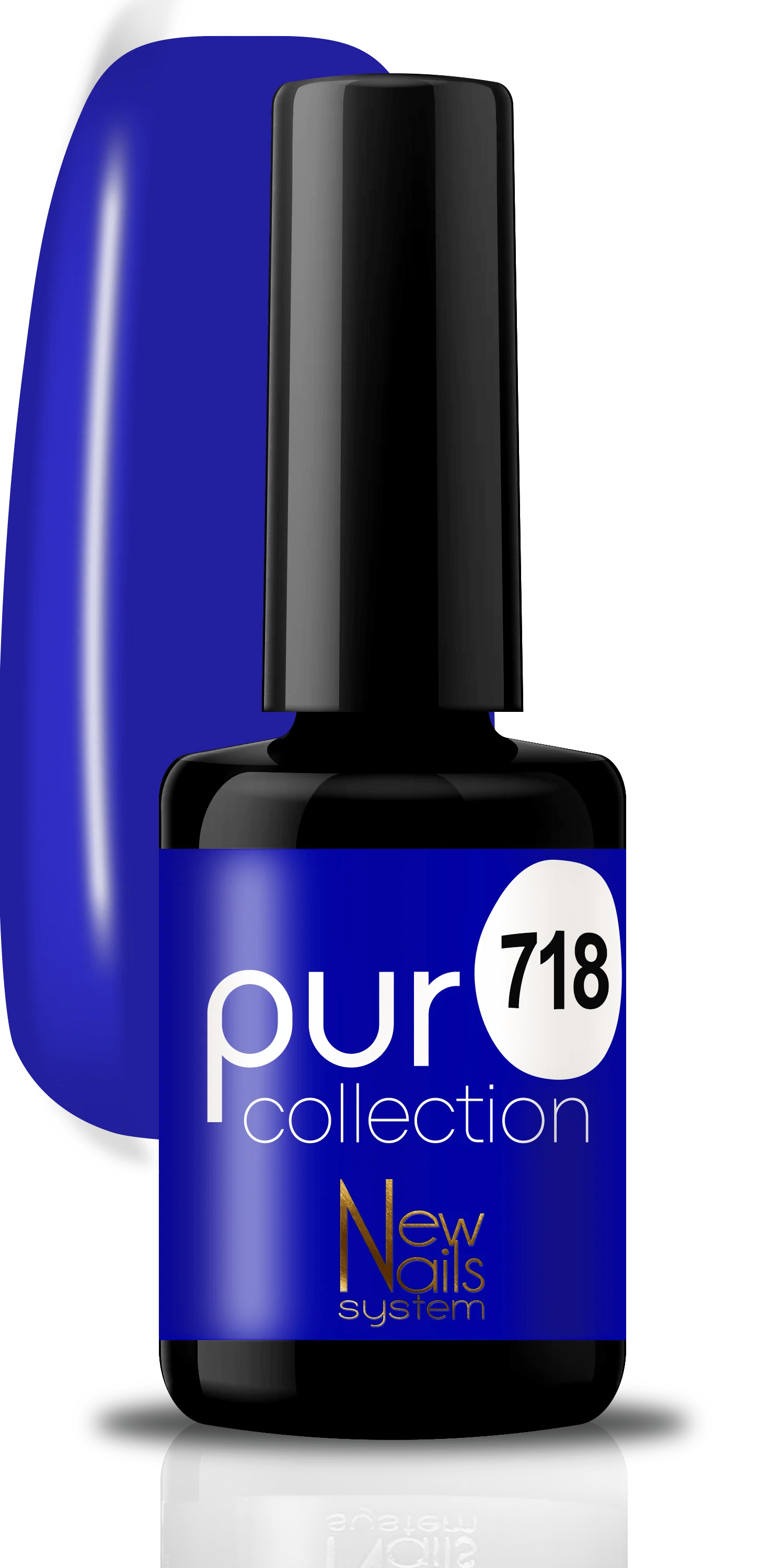Puro collection Blues 718 gel polish 5ml New Nails System