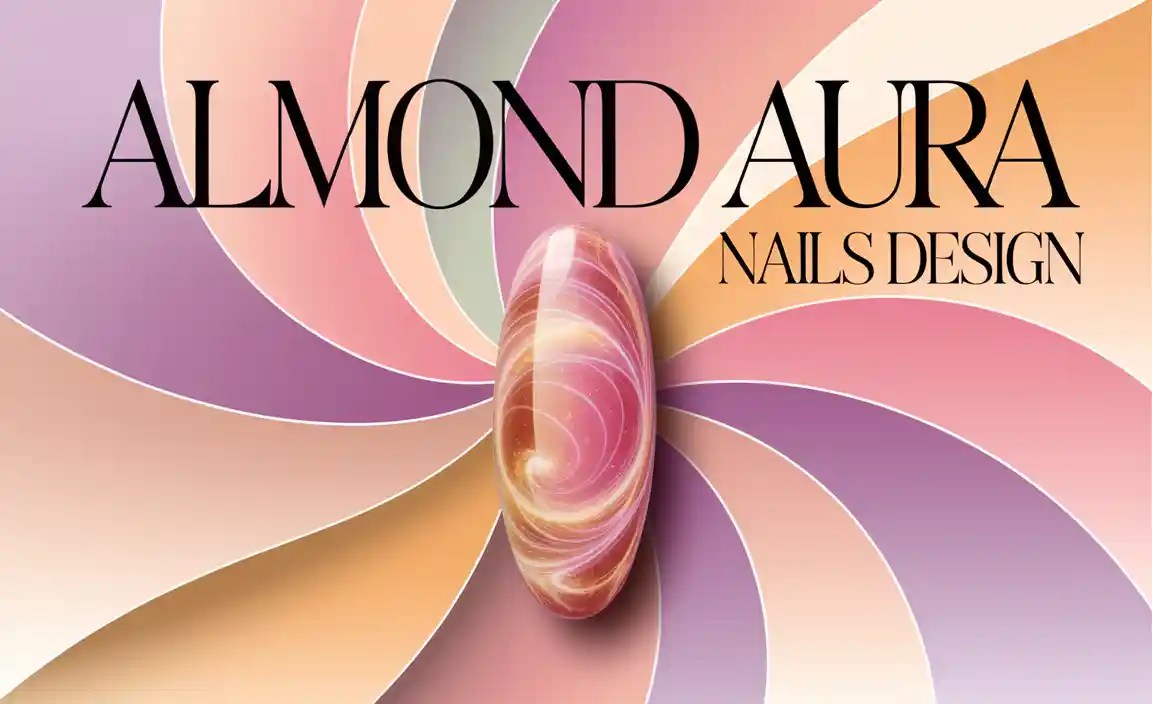 Almond Aura Nails Design