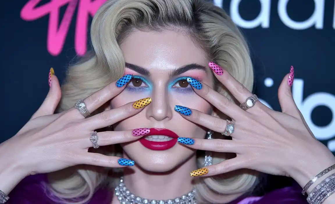 Celebrity Inspirations - 80s Nail Designs in Pop Culture