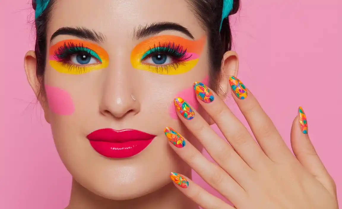 Creative 70S Nail Designs - Embrace The Vibrant Retro Style