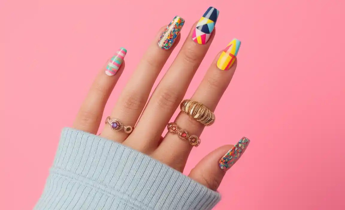 Modern Twists on 80s Nail Designs