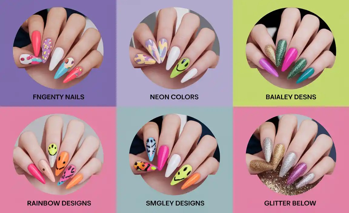 Popular 90s Nail Trends