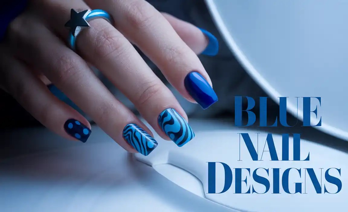 Blue Nail Designs