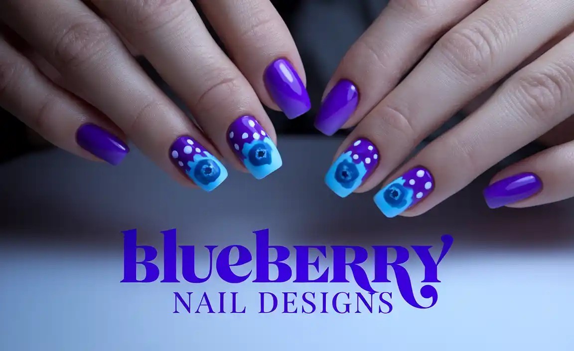 Blueberry Nail Designs