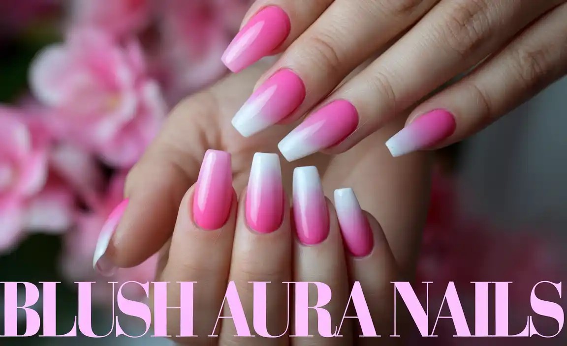 Blush Aura Nails