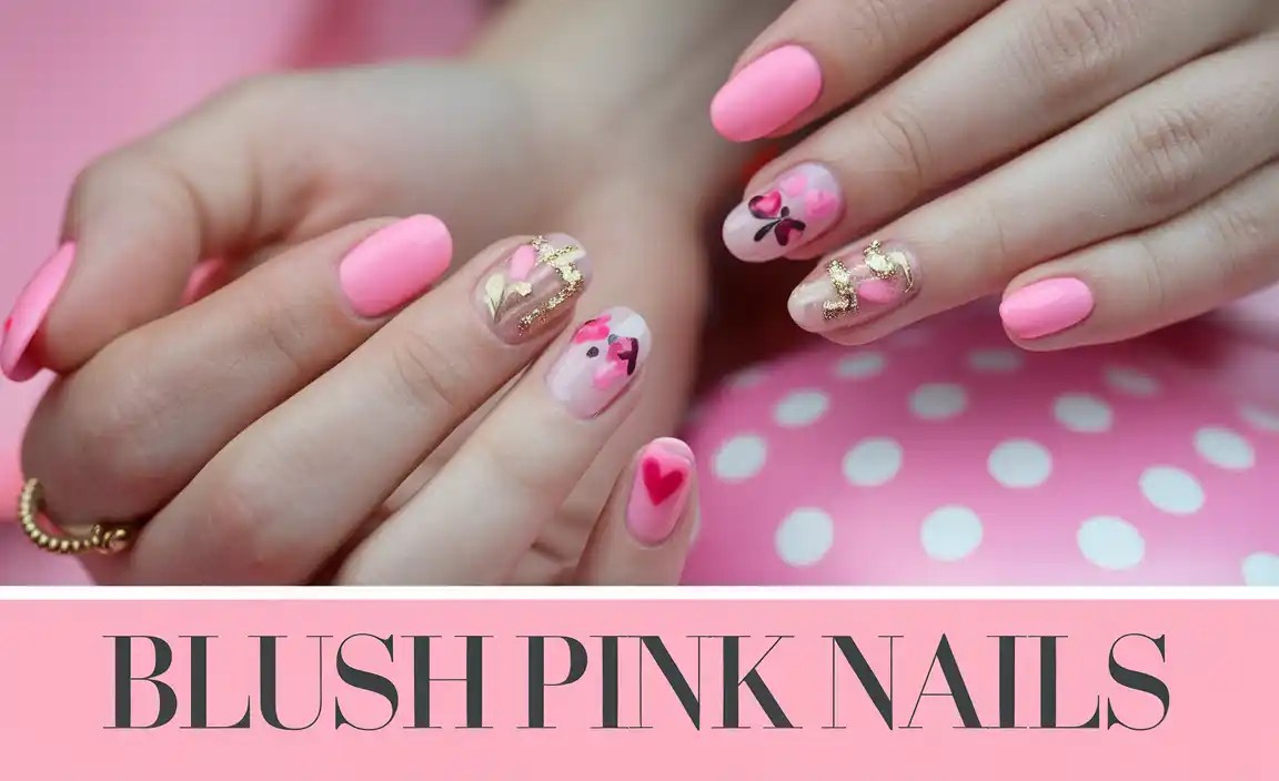 Blush Pink Nails