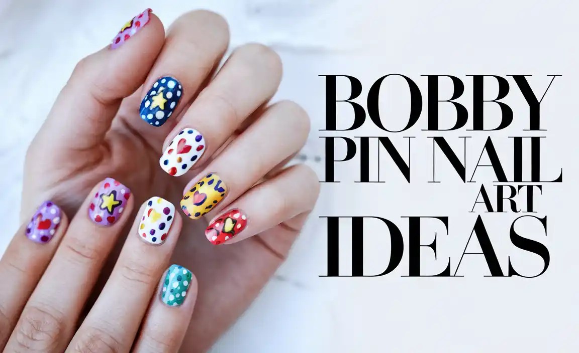 Bobby Pin Nail Art Ideas