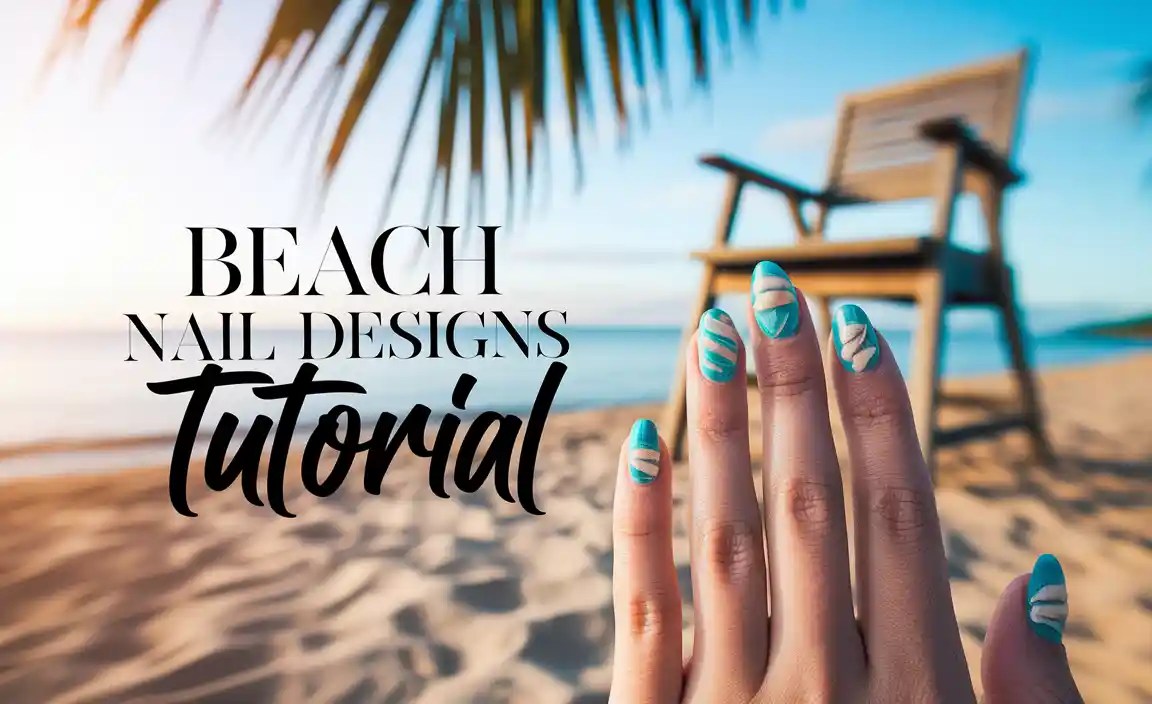 Beach Nail Designs Tutorial