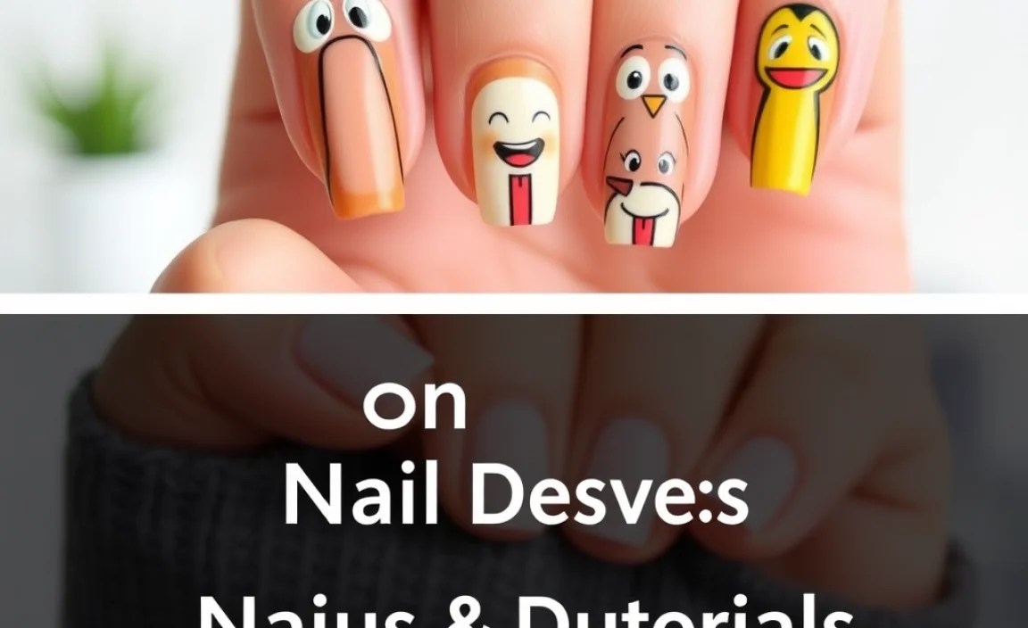 Beginner-Friendly Cartoon Nail Design Tutorials