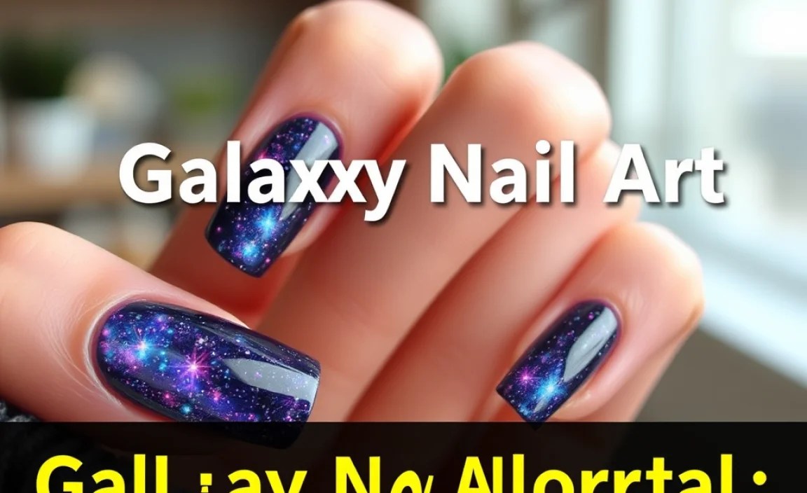 Galaxy Nail Art Design Tutorial: Stunning Essentials