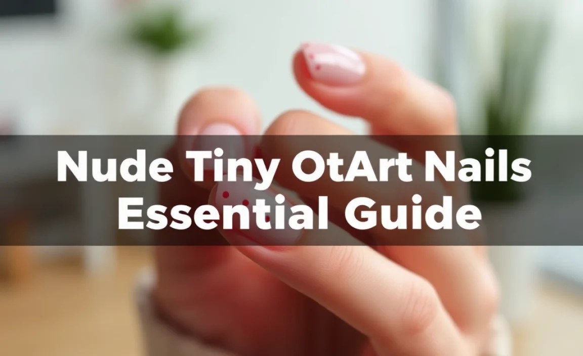 Nude Tiny Dot Art Nails: Essential Guide