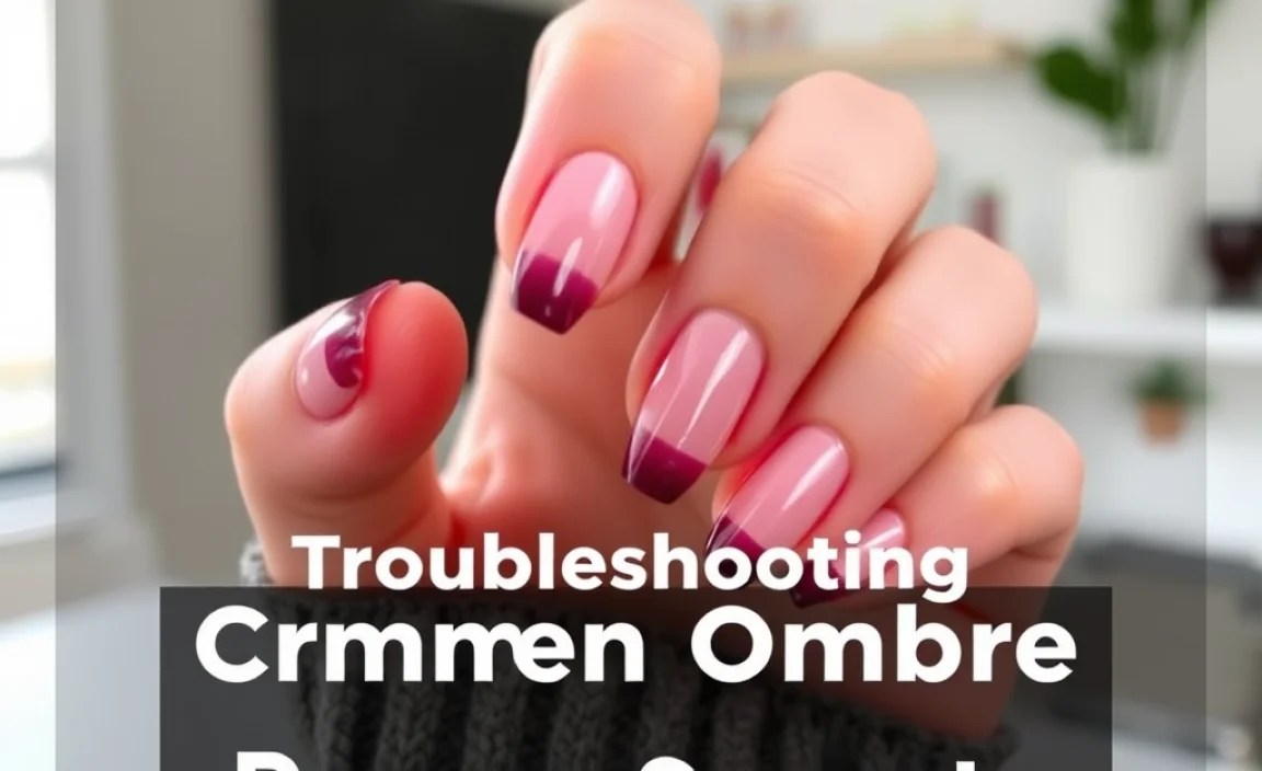 Troubleshooting Common Ombre Nail Problems