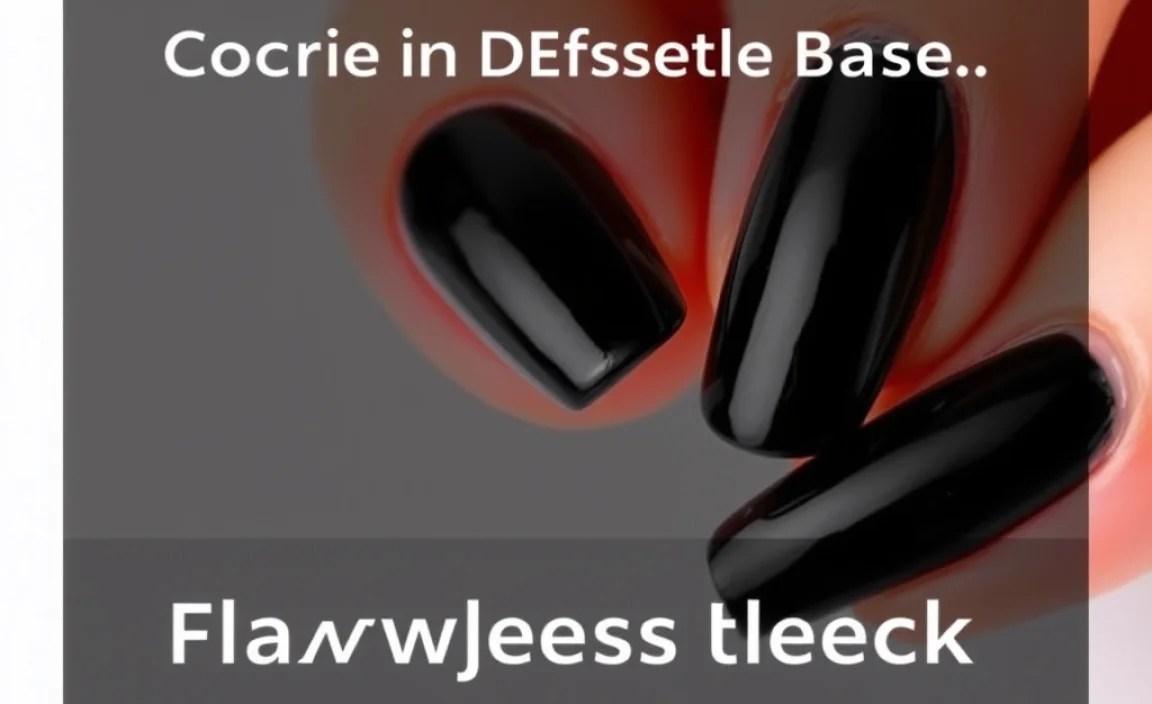 Achieving a Flawless Black Base