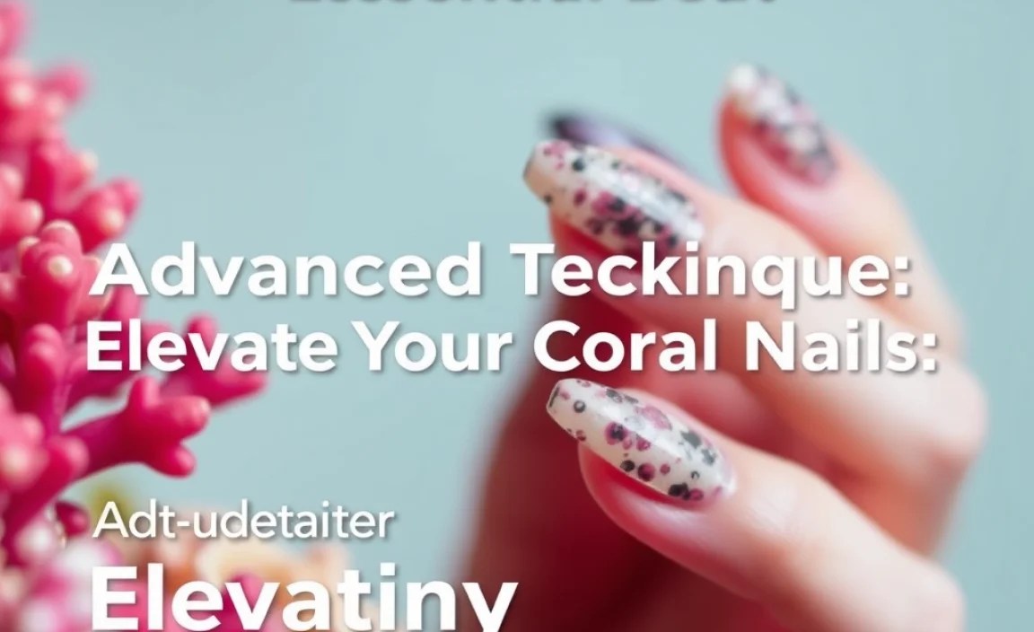 Advanced Techniques: Elevating Your Coral Reef Nails