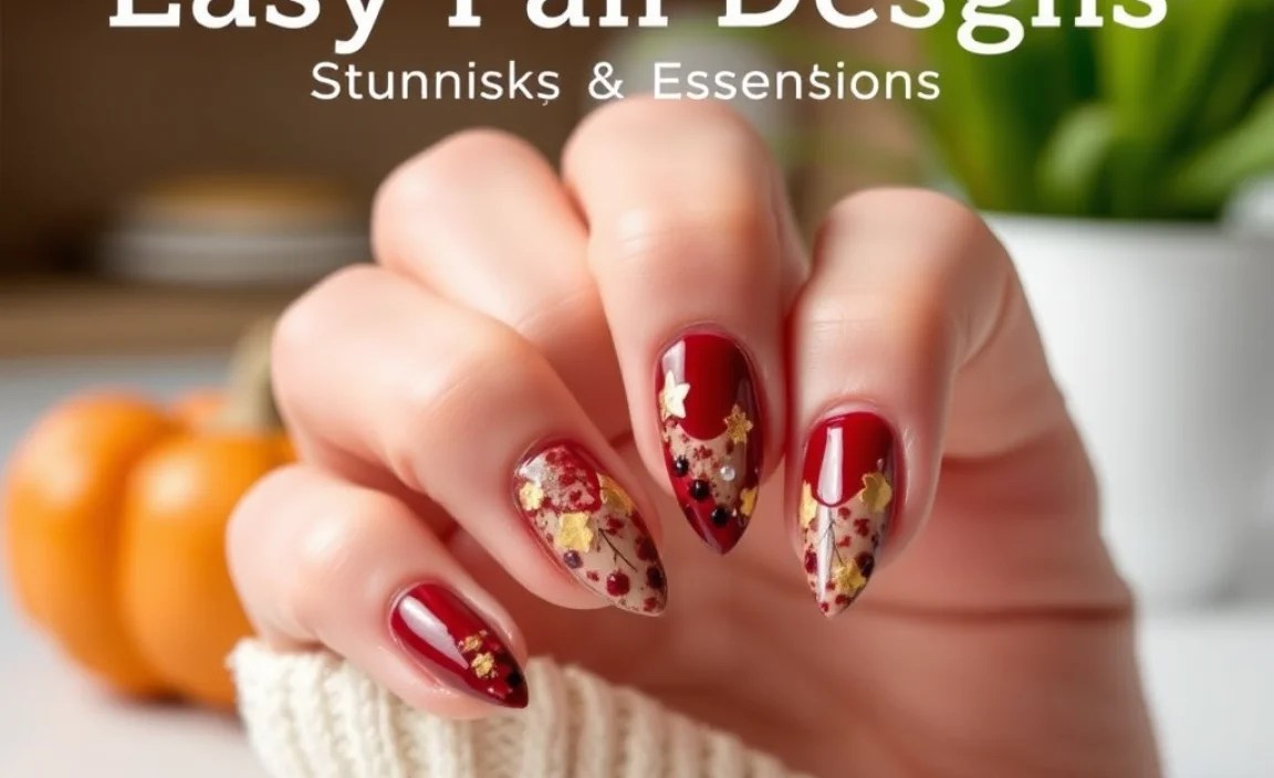 Beginner-Friendly Fall Nail Design Ideas
