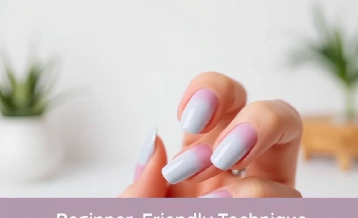Beginner-Friendly Ombre Technique: The Sponge Method