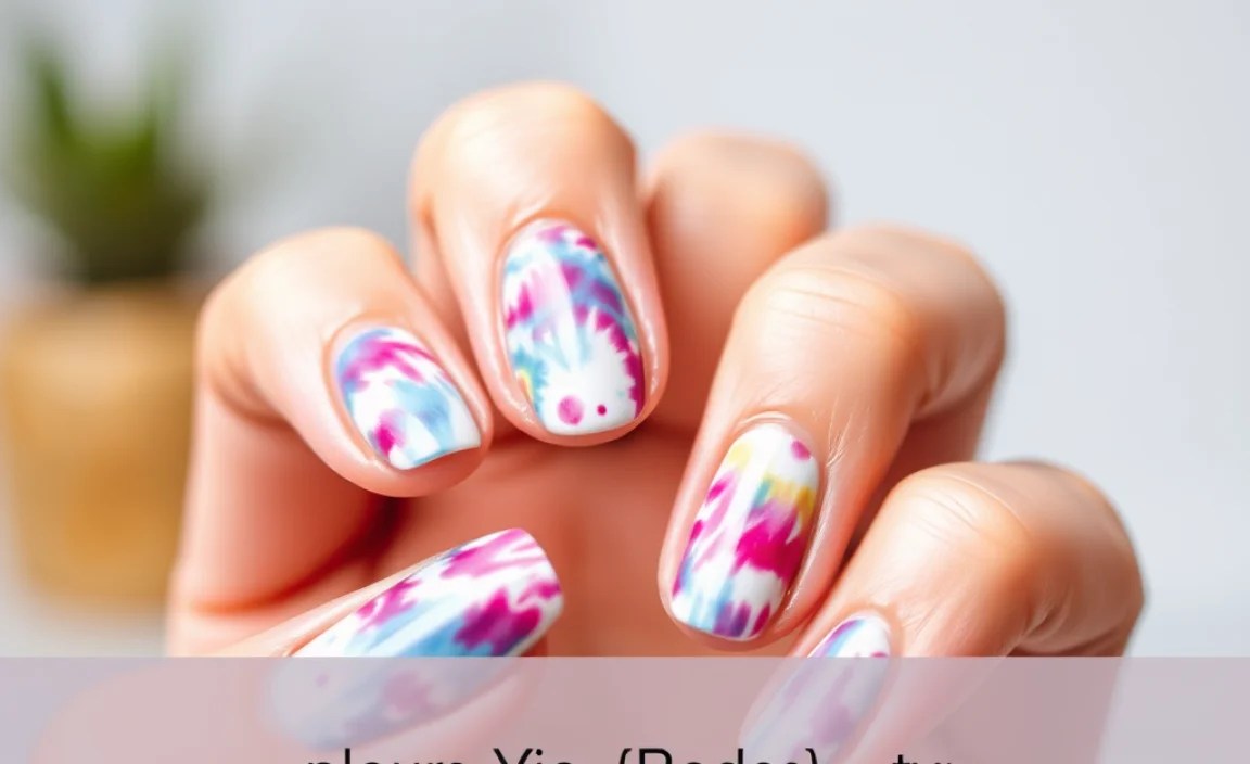 Beginner-Friendly Tie Dye Nail Techniques