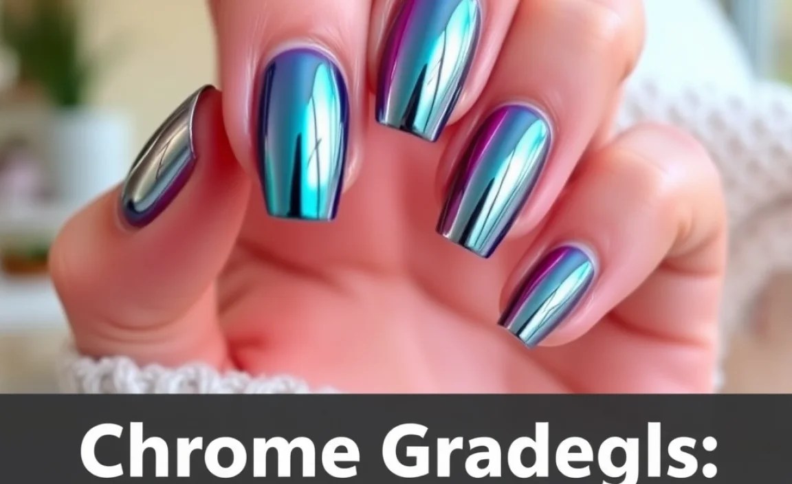 Chrome Gradient Nails Design: Genius Tips