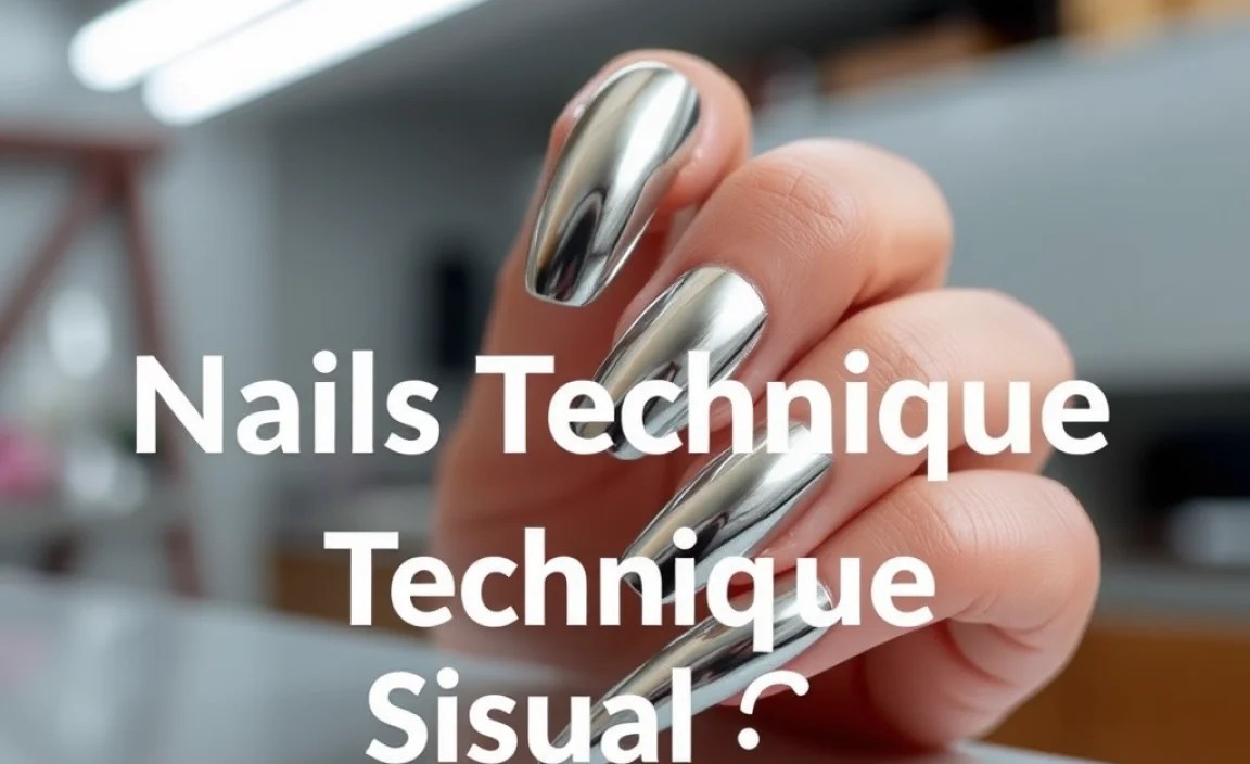 Chrome Mirror Nails Technique: Essential Visual Guide