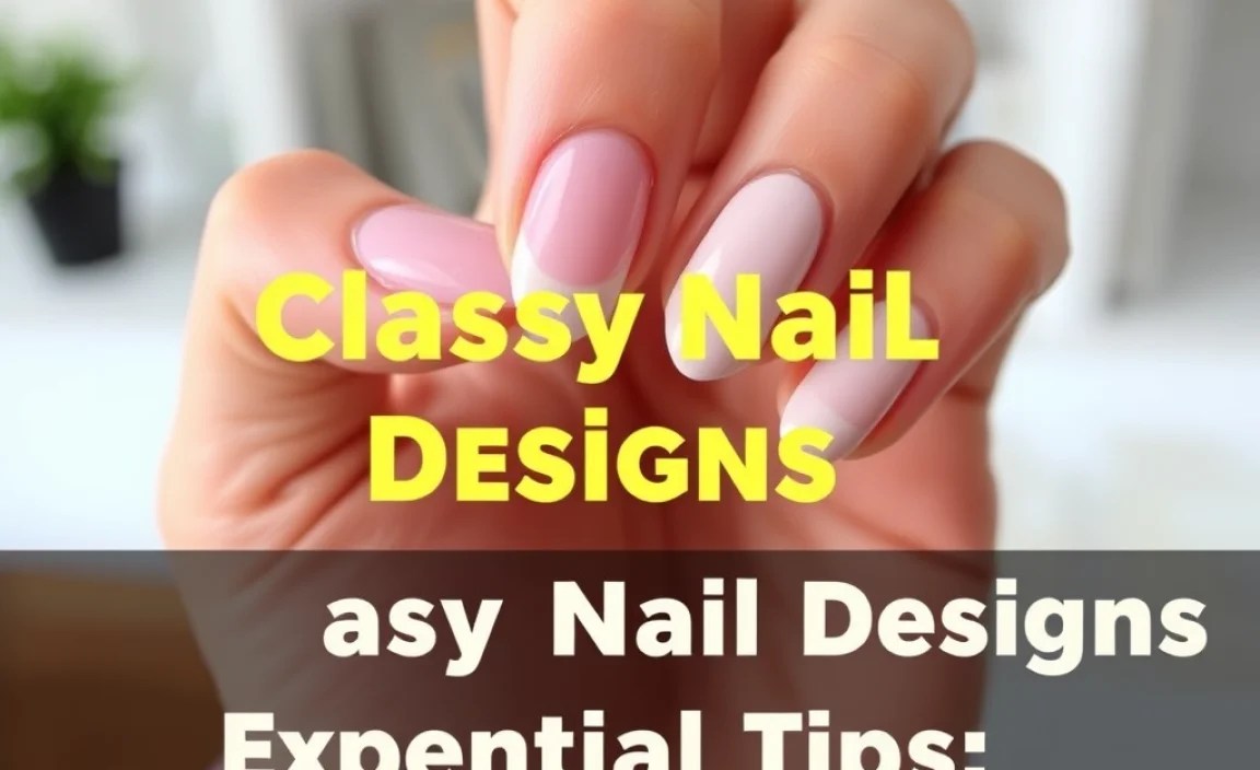 Classy Nail Designs Explained: Essential Tips