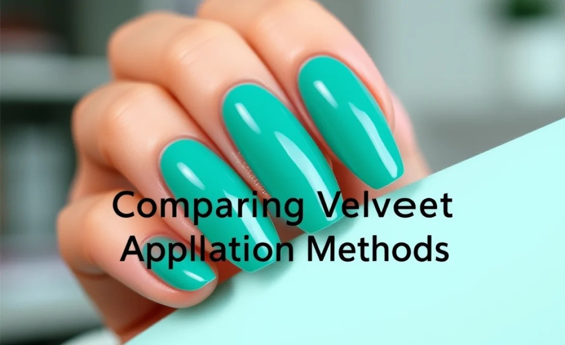 Comparing Velvet Application Methods