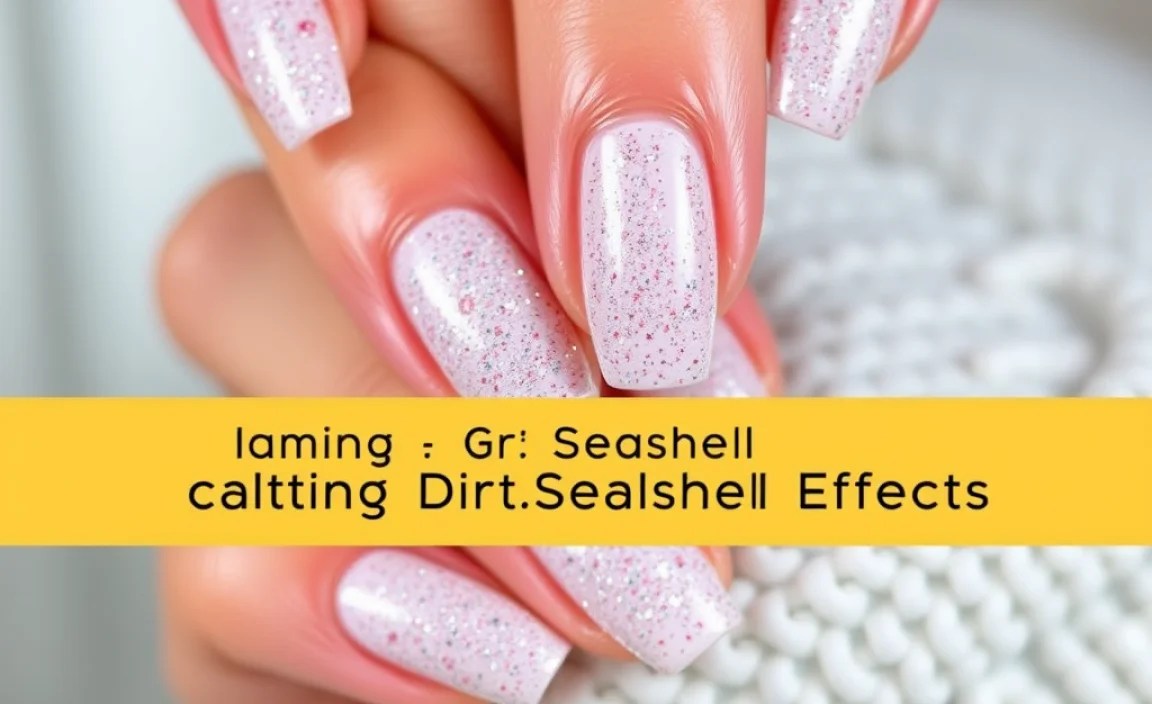 Creating Different Seashell Effects
