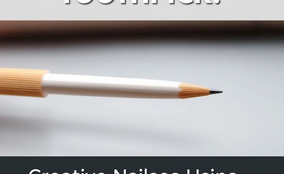Creative Nail Designs Using a Toothpick