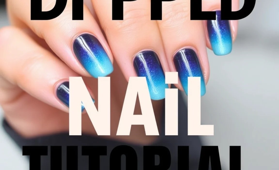 Dipped Ombre Nails Tutorial: Genius & Effortless