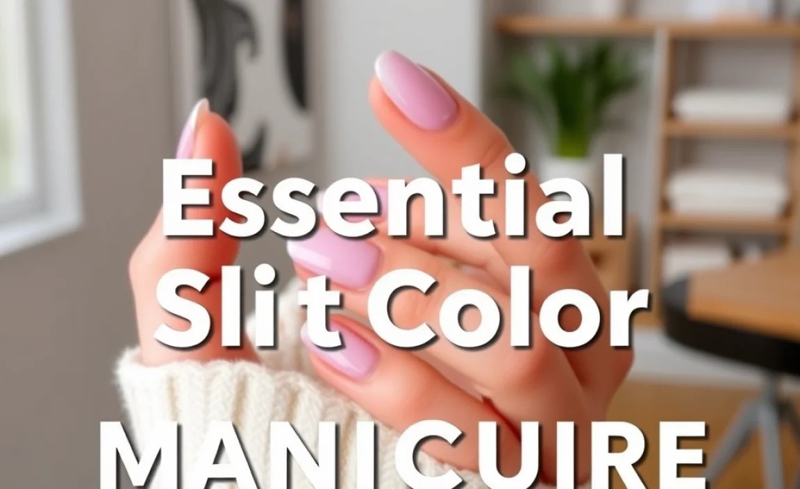 Essential Split Color Manicure Designs