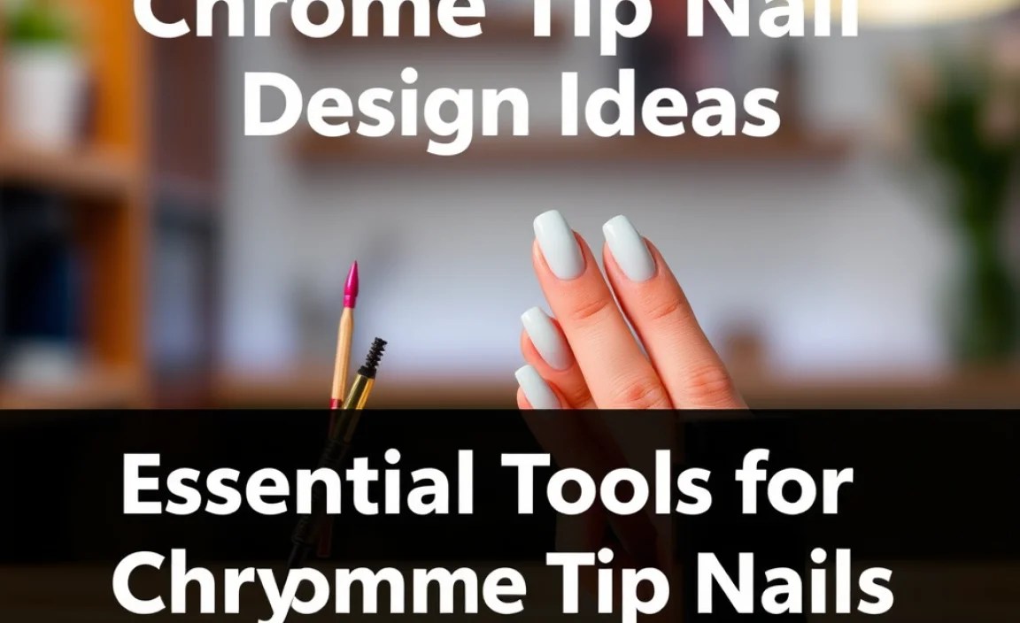 Essential Tools for Chrome Tip Nails