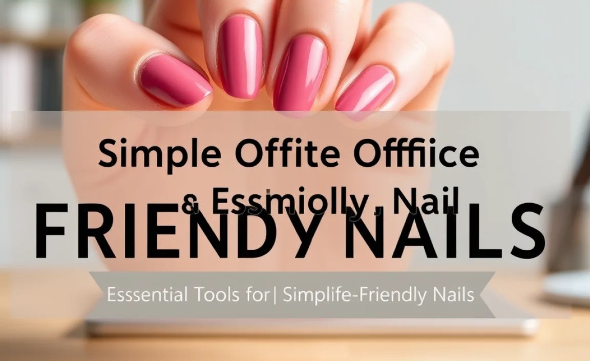 Essential Tools for Simple Office-Friendly Nails