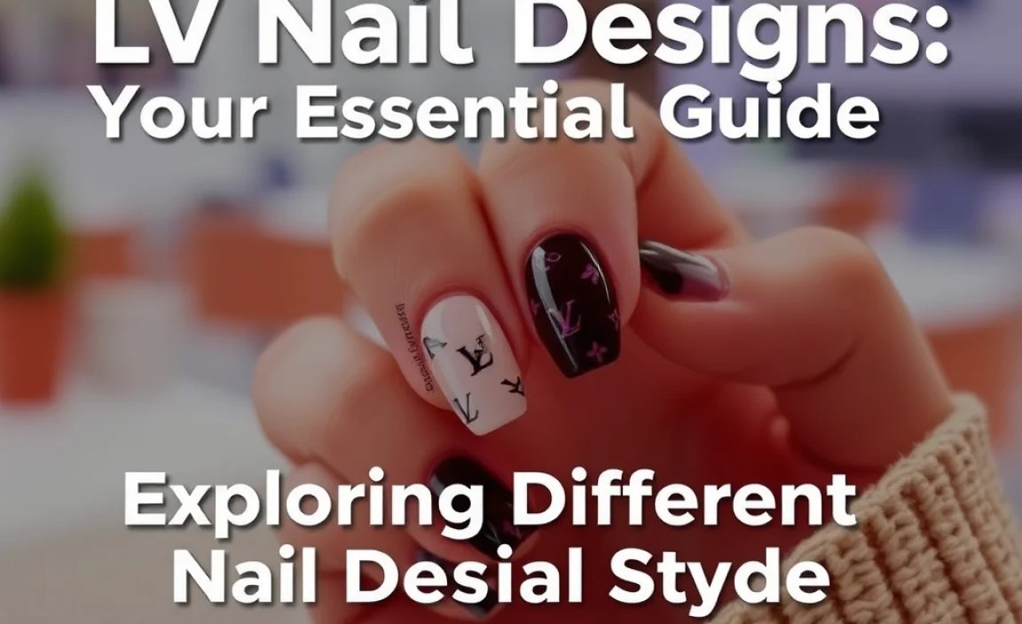Exploring Different LV Nail Design Styles