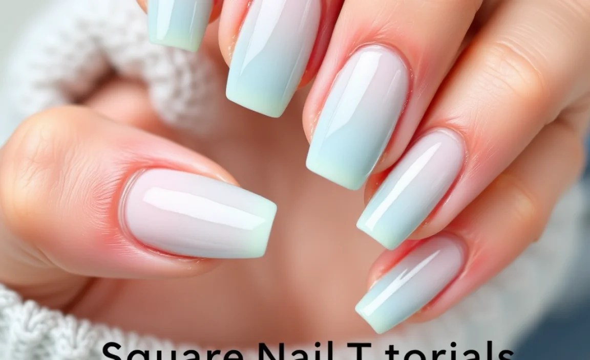 Genius Square Nail Design Tutorials for Beginners