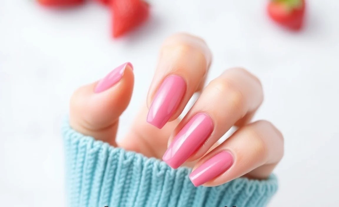 Get Started: The Basic Strawberry Nail Prep