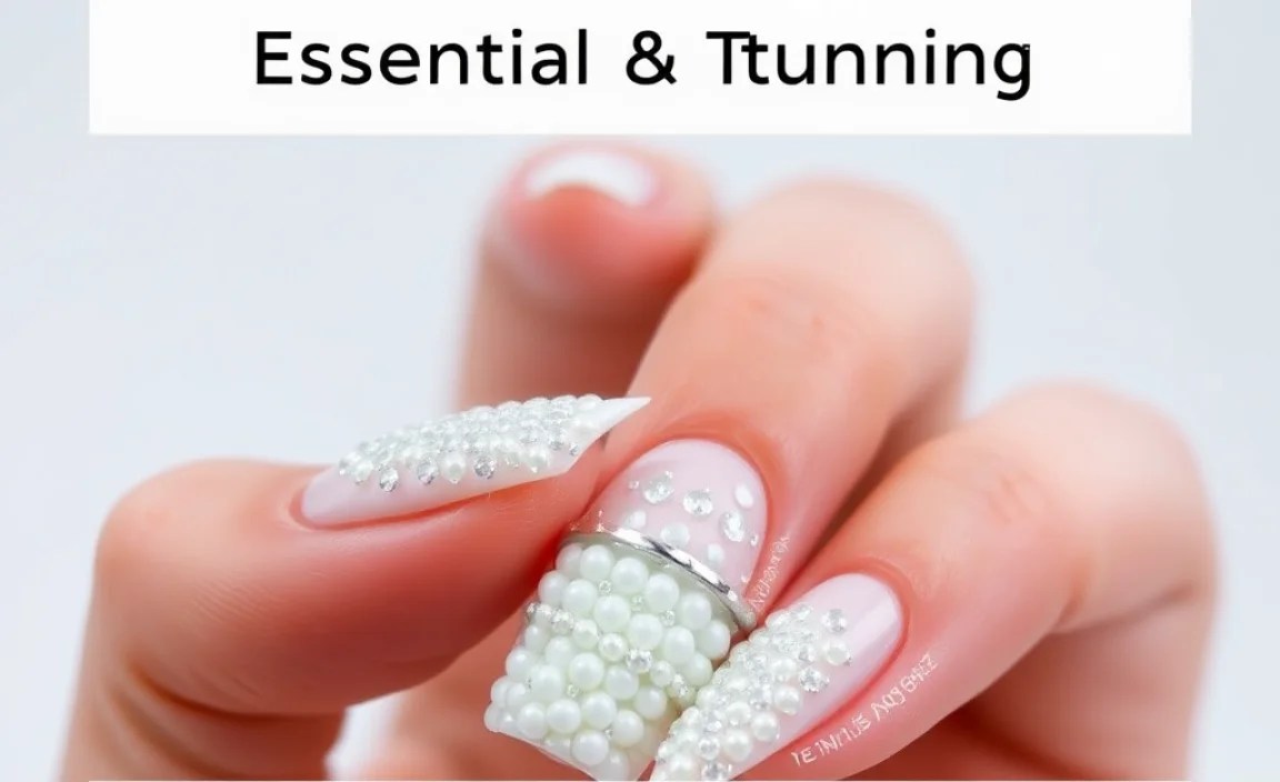 Getting Started: A Simple 3D Bead Nail Art Design Tutorial