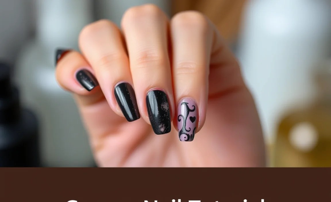 Grunge Nail Design Tutorial: Step-by-Step