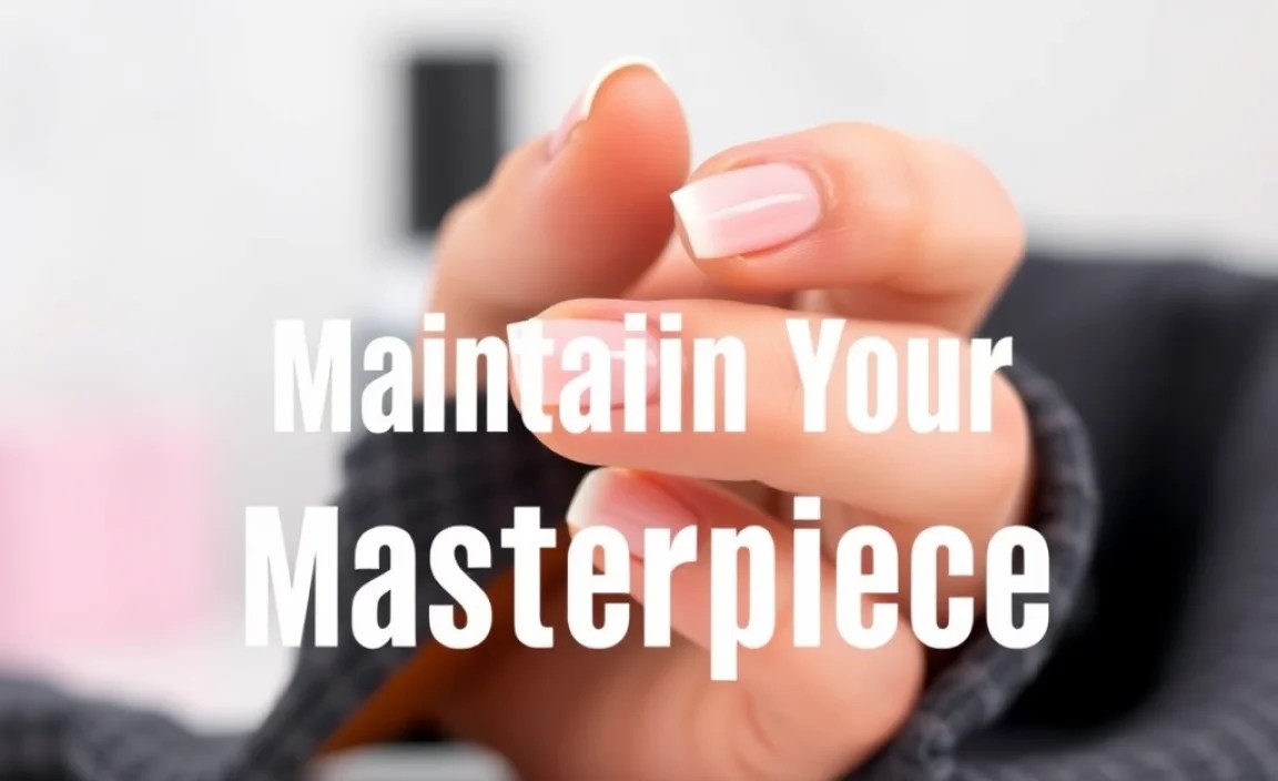 Maintaining Your Masterpiece