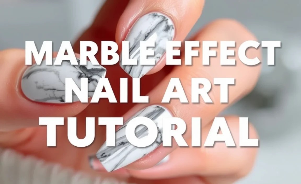 Marble Effect Nail Art Tutorial: Stunning Secrets