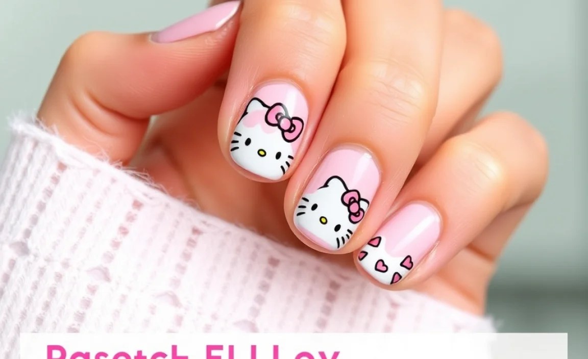 Mastering Specific Hello Kitty Nail Art Elements