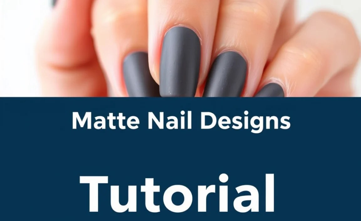 Matte Nail Designs Tutorial: Essential Tips