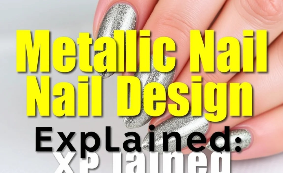 Metallic Nail Design Explained: Genius Tips