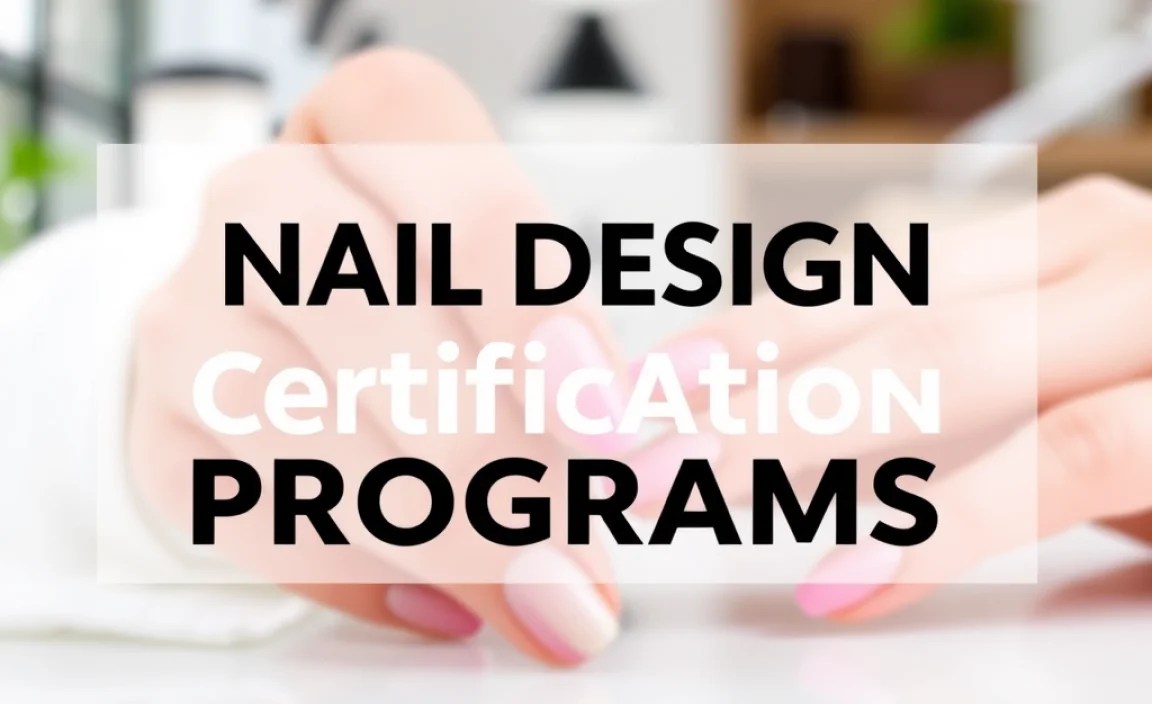 Nail Design Certification Programs: Essential & Genius Training