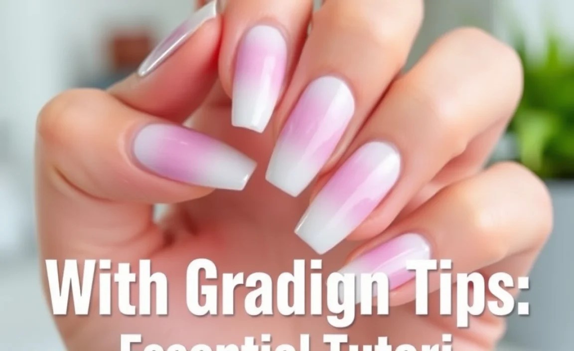 Nail Design With Gradient Tips: Essential Tutorial