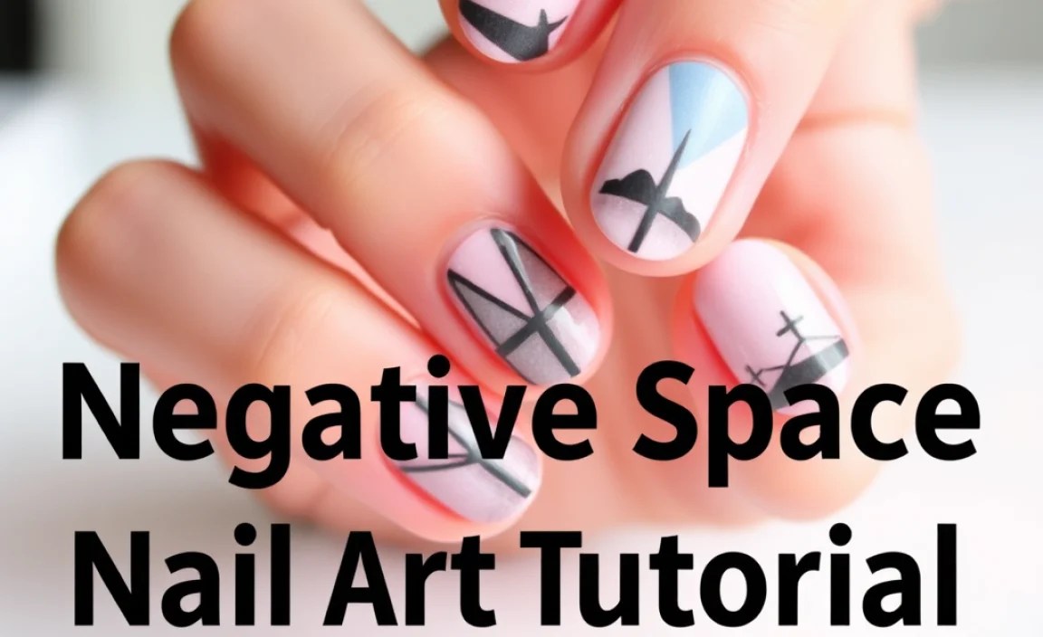 Negative Space Nail Art Tutorial: Genius Design