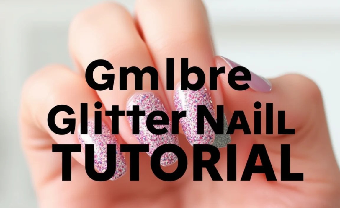 Ombre Glitter Nails Tutorial: Proven Blending Secrets