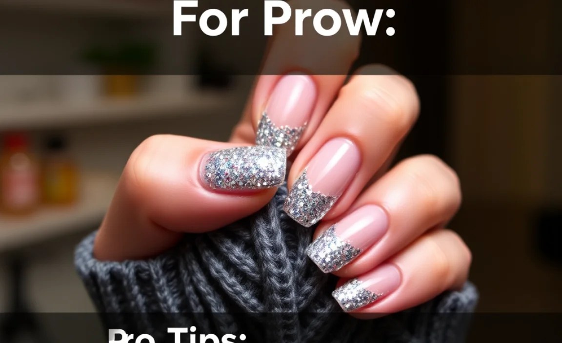 Pro Tips for Flawless Glitter Tips