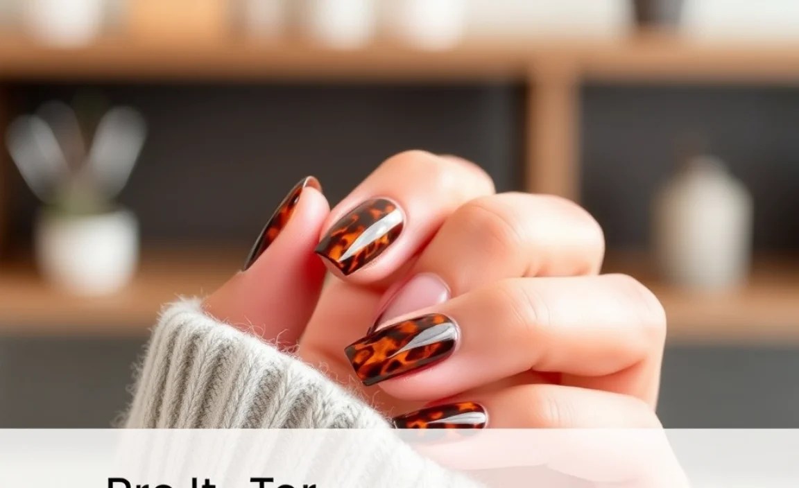 Pro Tips for Perfect Tortoiseshell Nails