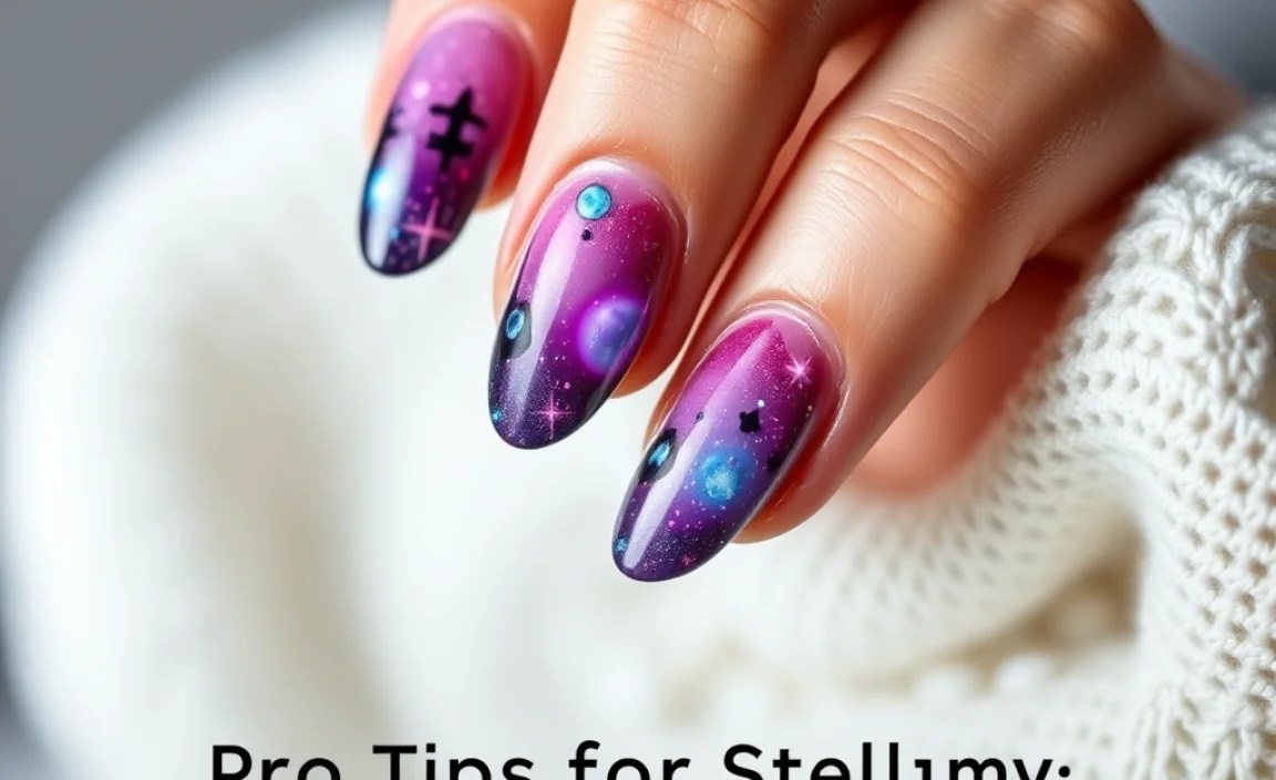 Pro Tips for Stellar Space Nails